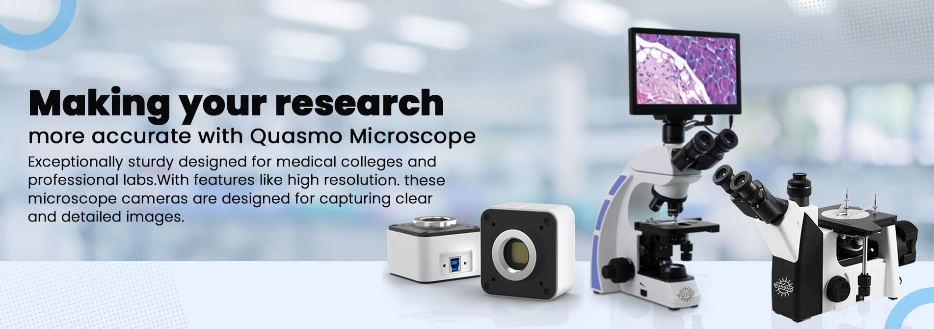 QUASMO MICROSCOPES Best microscope manufacturer in India